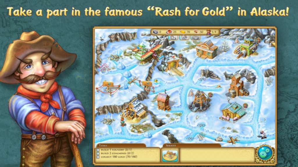 Rush for gold: Alaska Steam CD Key (0.88$)