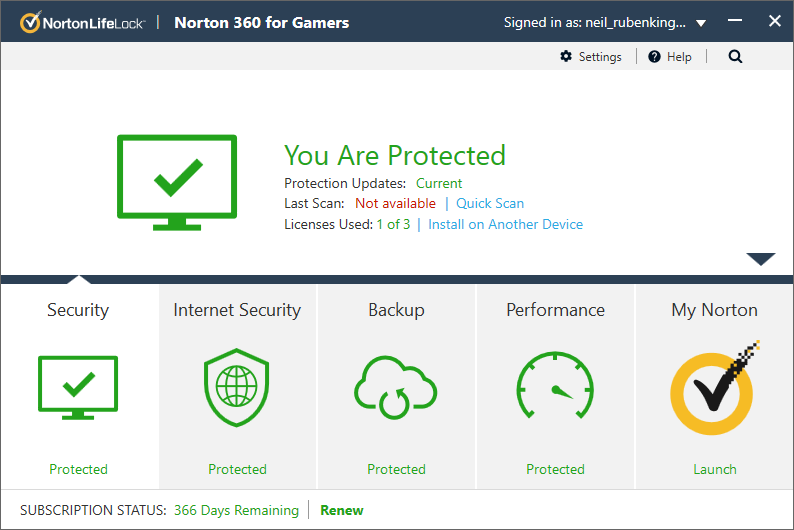 Norton 360 for Gamers 2021 EU Key (1 Year / 3 Devices) (9.02$)