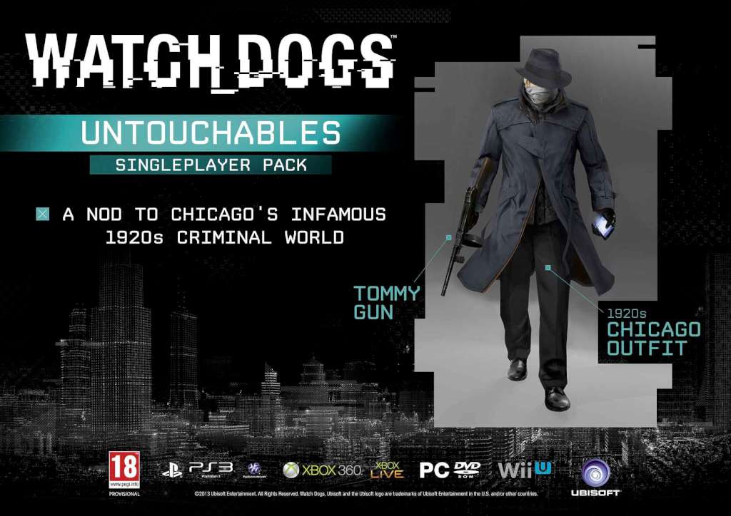 Watch Dogs - Untouchables, Club Justice and Cyberpunk Packs DLC EU Ubisoft Connect CD Key (1.57$)