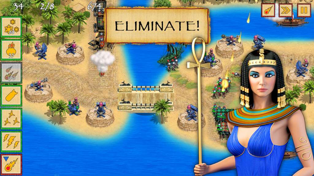 Defense of Egypt: Cleopatra Mission Steam CD Key (0.5$)