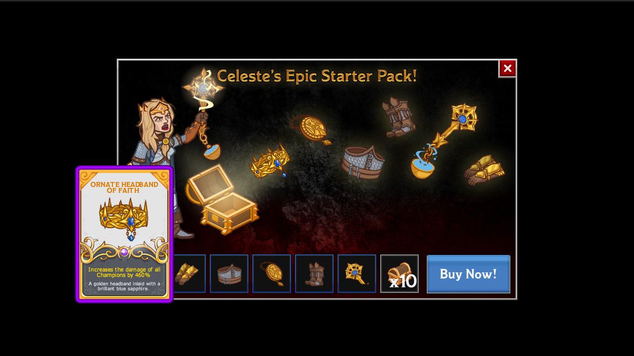 Idle Champions of the Forgotten Realms - Celeste's Starter Pack DLC Steam CD Key (0.43$)