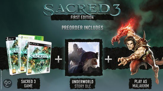 Sacred 3 First Edition EN/DE/FR/ES Steam CD Key (5.64$)