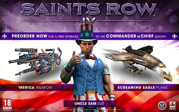 Saints Row IV Commander in Chief Edition US Steam CD Key (6.77$)