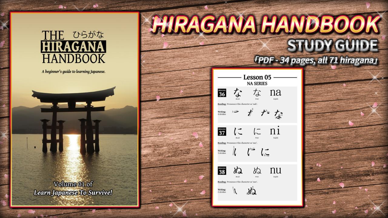 Learn Japanese To Survive! Hiragana Battle - Study Guide DLC Steam CD Key (1.8$)