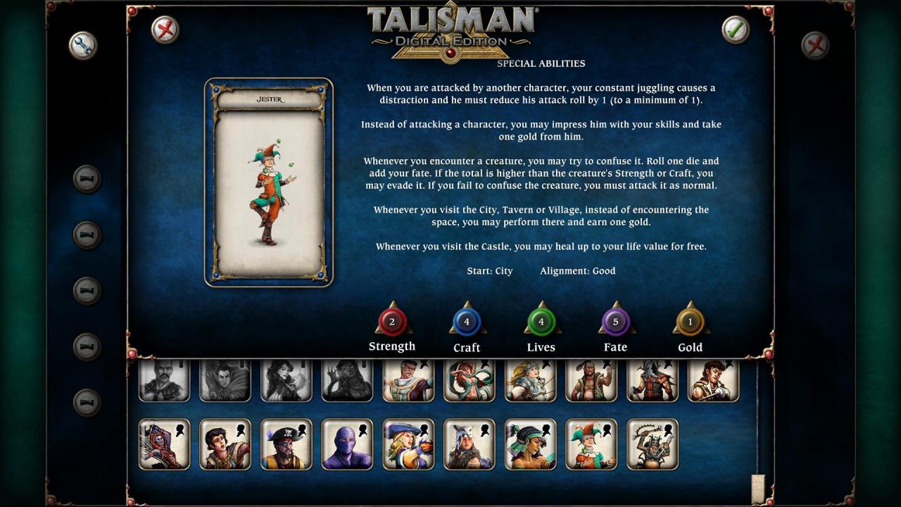 Talisman - Character Pack #12 - Jester DLC Steam CD Key (0.86$)