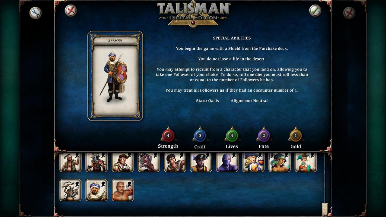 Talisman - Character Pack #15 - Saracen DLC Steam CD Key (0.79$)