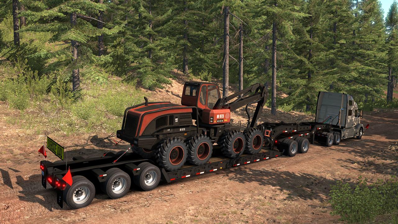 American Truck Simulator - Forest Machinery DLC EU Steam Altergift (3.34$)