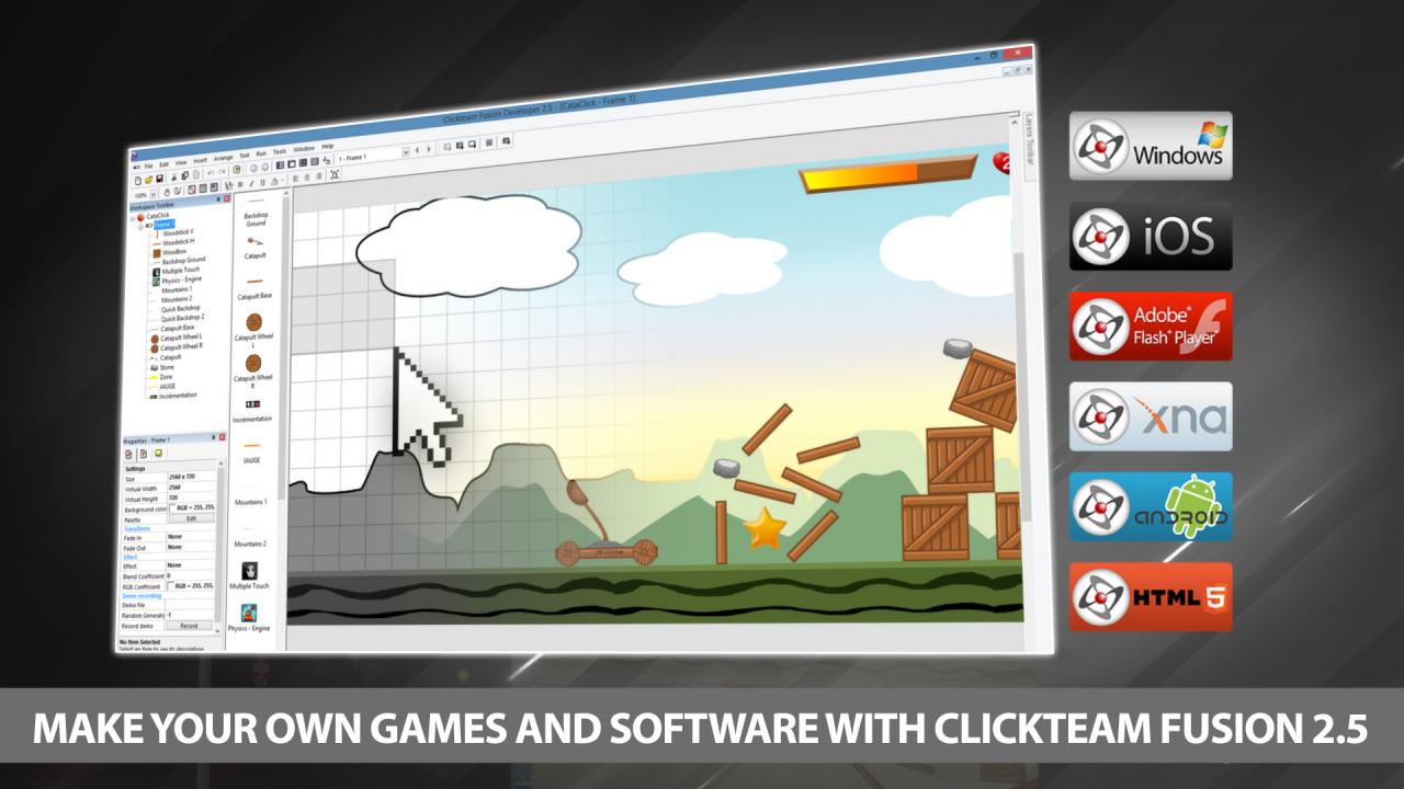 HTML5 Exporter for Clickteam Fusion 2.5 DLC Steam CD Key (12.83$)