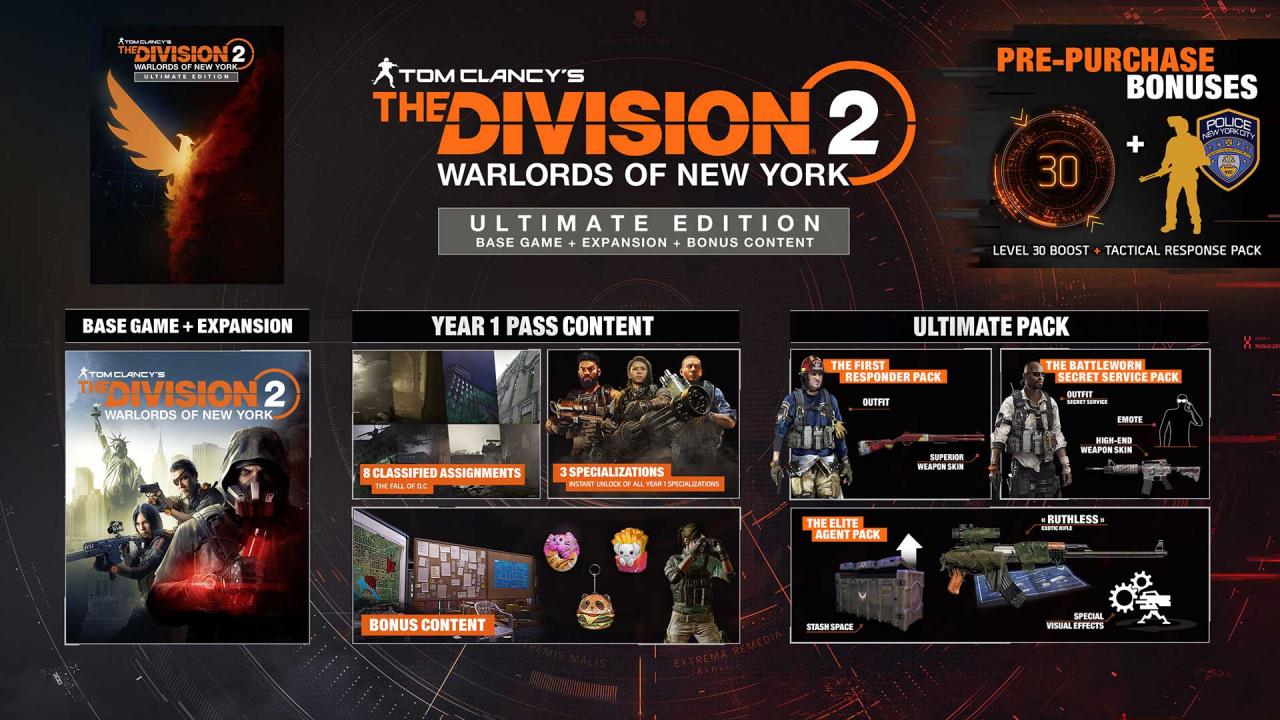 Tom Clancy’s The Division 2 Warlords of New York Ultimate Edition XBOX One CD Key (27.29$)