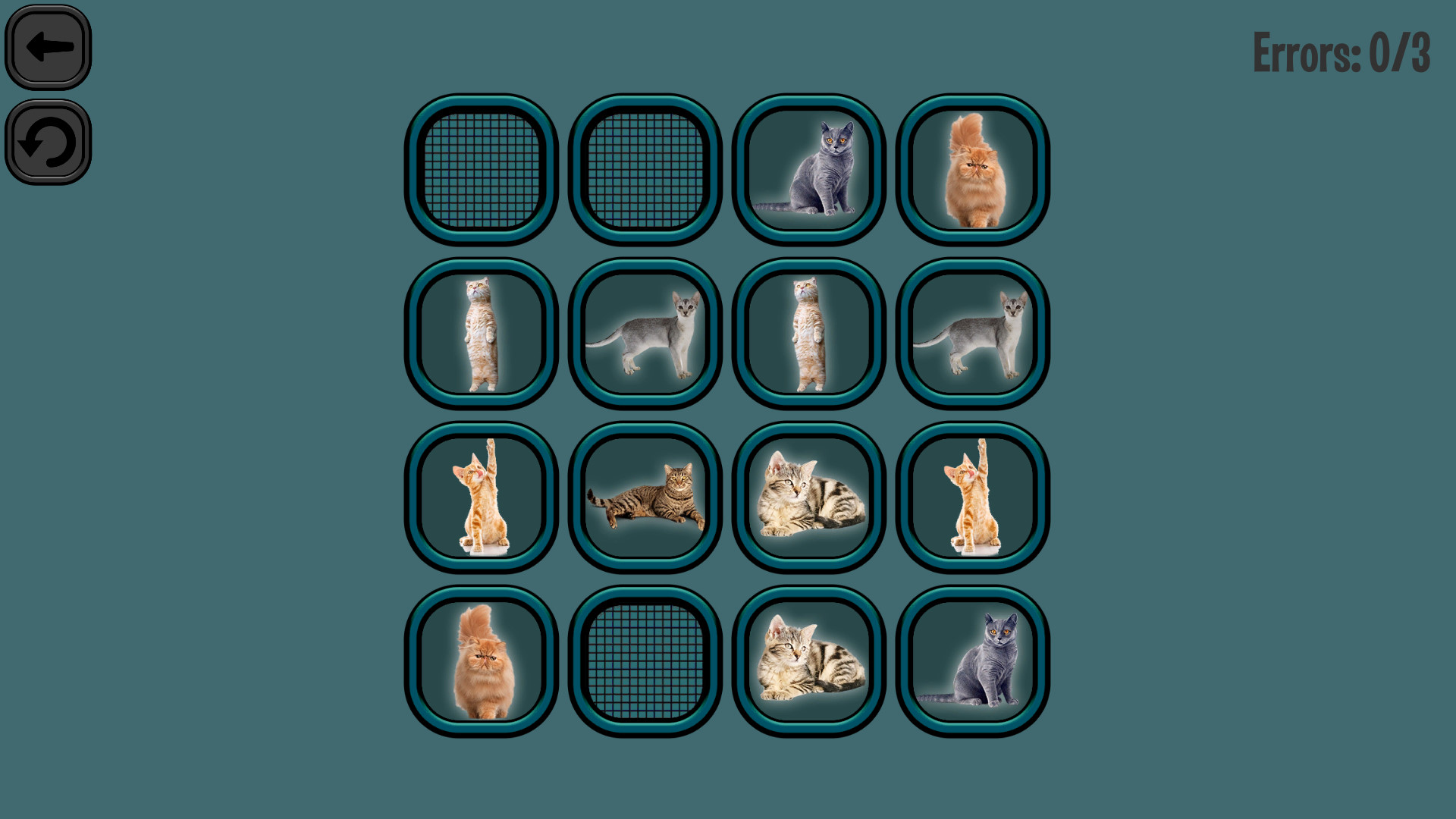 Animals Memory: Cats Steam CD Key (0.37$)
