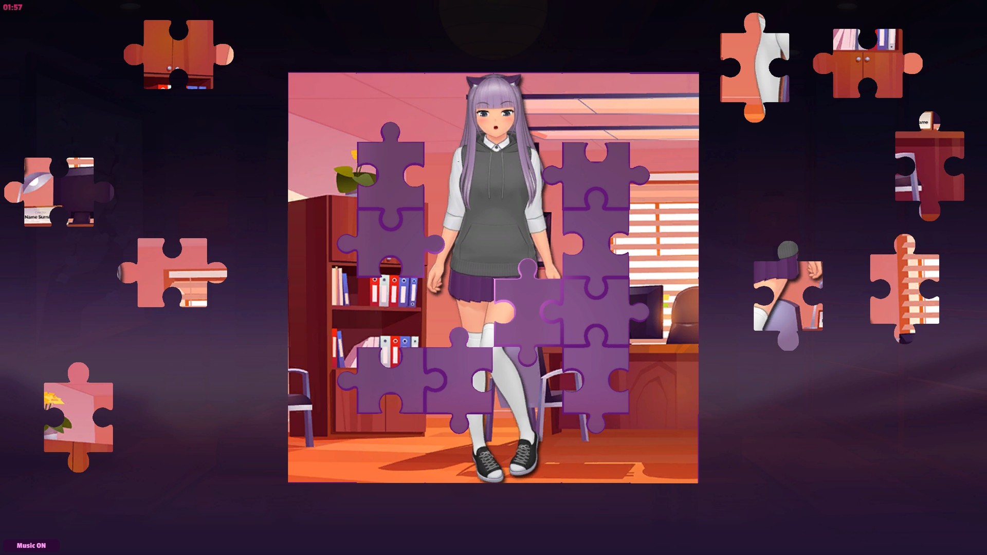 Anime Jigsaw Girls - Office Steam CD Key (0.5$)