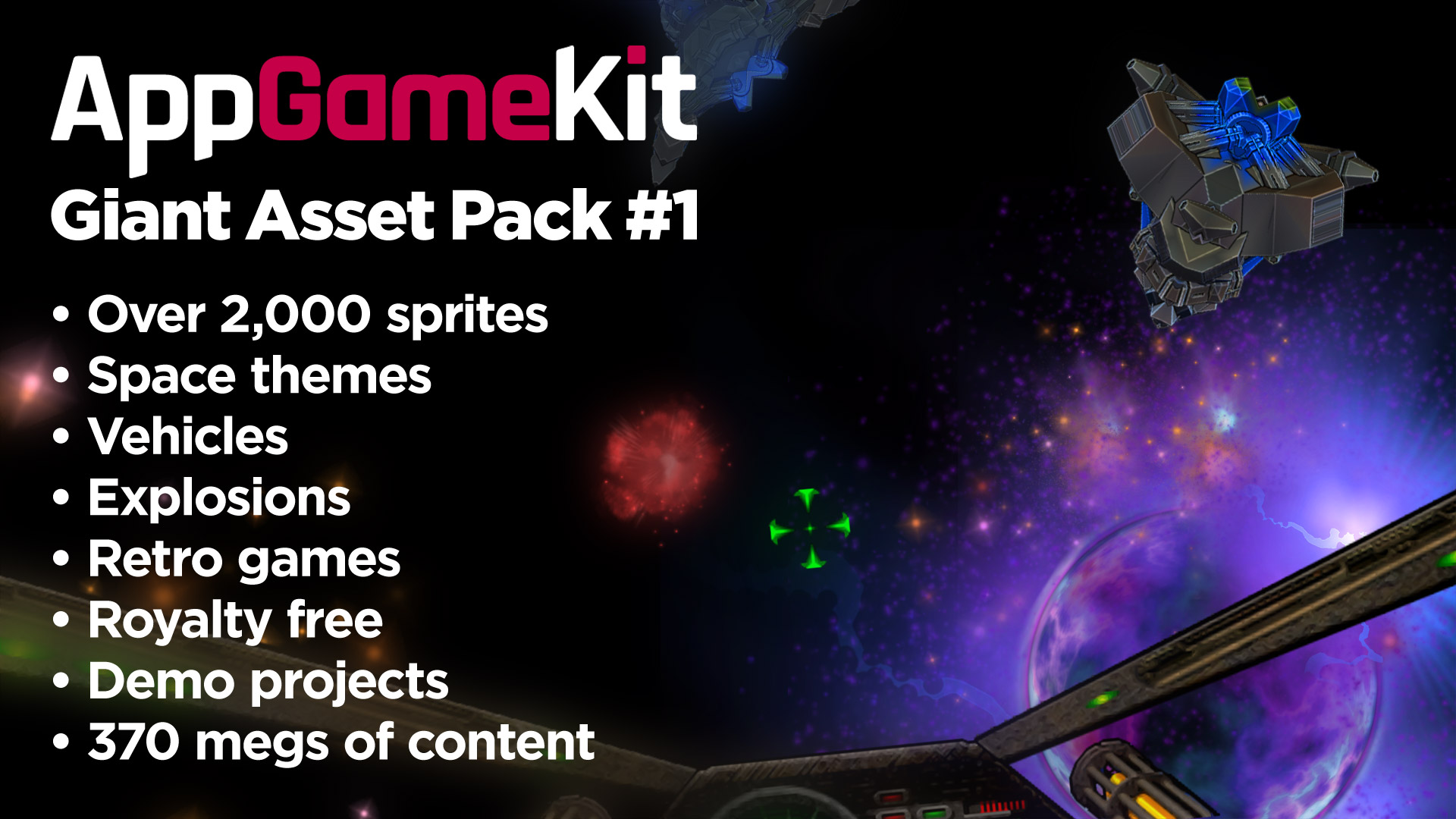 AppGameKit Classic - Giant Asset Pack 1 DLC EU Steam CD Key (2.18$)