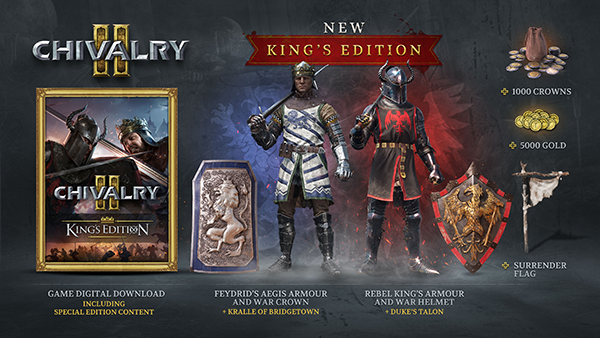 Chivalry 2 King's Edition Steam CD Key (16.94$)