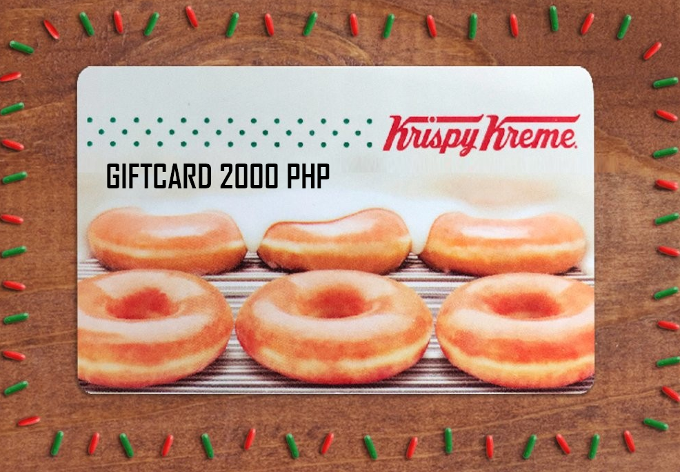 Krispy Kreme ₱2000 PH Gift Card (44.27$)