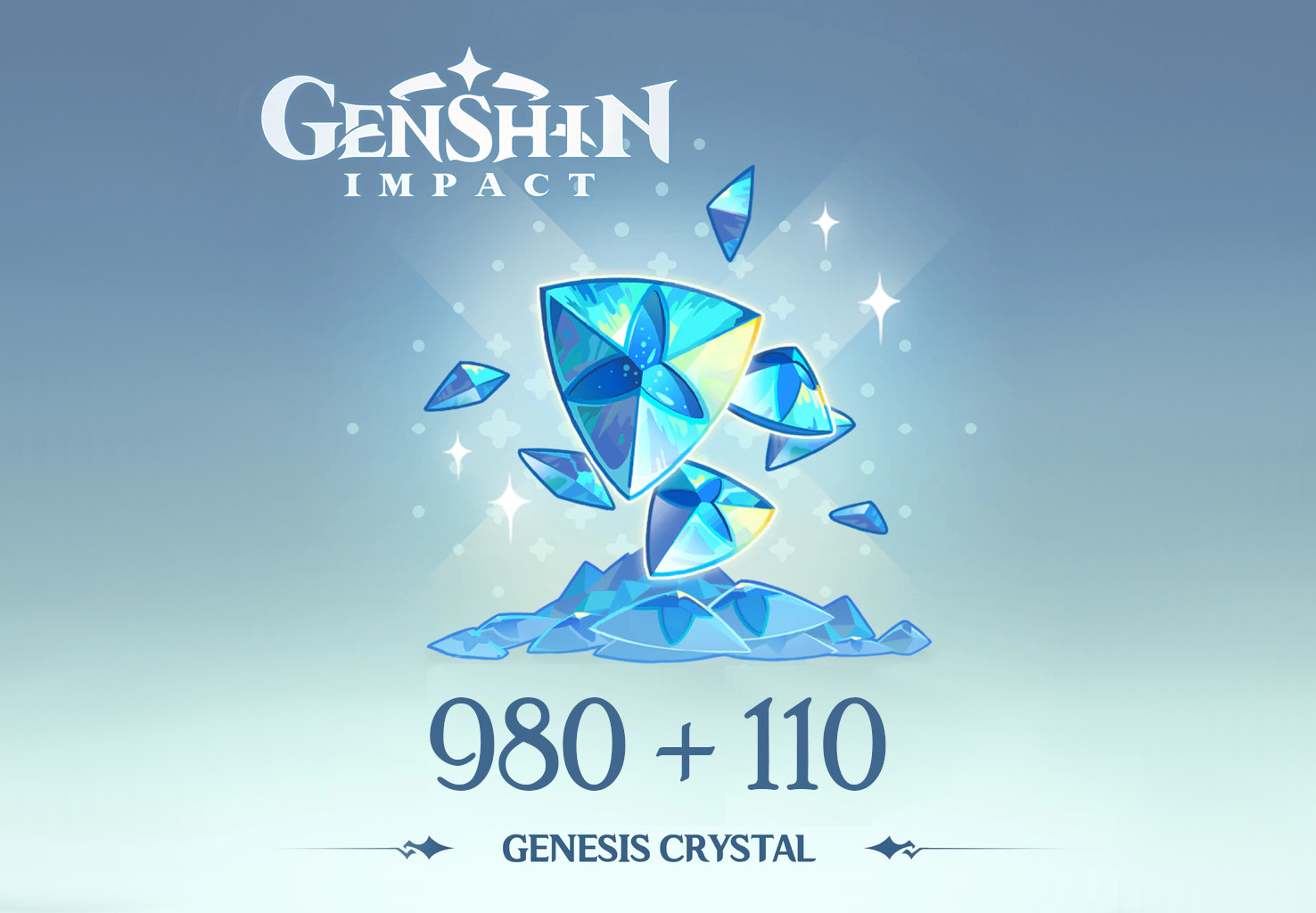 Genshin Impact - 980 + 110 Genesis Crystals Reidos Voucher (17.23$)