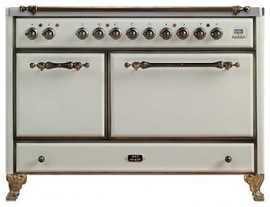 ILVE MCD-120S5-VG Antique white اجاق آشپزخانه عکس, مشخصات
