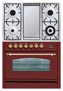 ILVE PN-90F-MP Red Кухонна плита фото, Характеристики