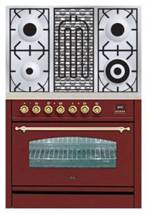 ILVE PN-90B-MP Red Кухонна плита фото, Характеристики