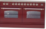 ILVE PDN-120B-MP Red Virtuves Plīts \ raksturojums, foto