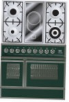ILVE QDC-90VW-MP Green Кухонная плита \ характеристики, Фото