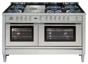 ILVE PL-150S-VG Stainless-Steel Σόμπα κουζίνα φωτογραφία, χαρακτηριστικά