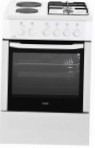 BEKO CSE 54010 DW Кухонная плита \ характеристики, Фото