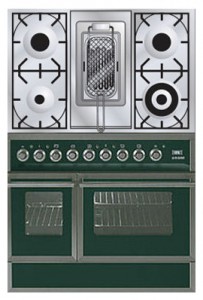 ILVE QDC-90RW-MP Green Кухонная плита Фото, характеристики