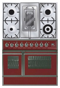 ILVE QDC-90RW-MP Red Кухонная плита Фото, характеристики