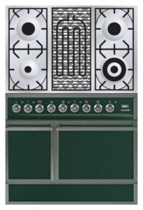 ILVE QDC-90B-MP Green Кухонная плита Фото, характеристики
