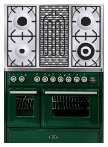 ILVE MTD-100BD-MP Green Σόμπα κουζίνα φωτογραφία, χαρακτηριστικά