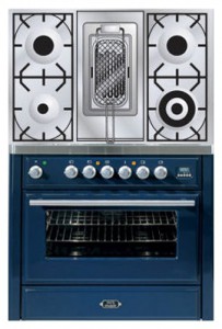 ILVE MT-90RD-MP Blue Σόμπα κουζίνα φωτογραφία, χαρακτηριστικά