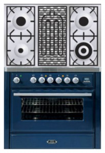 ILVE MT-90BD-MP Blue Σόμπα κουζίνα φωτογραφία, χαρακτηριστικά