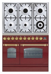 ILVE PDN-906-MP Red 厨房炉灶 照片, 特点