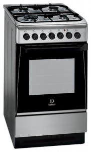 Indesit KN 3G610 SA(X) Estufa de la cocina Foto, características