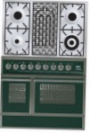 ILVE QDC-90BW-MP Green Кухонная плита \ характеристики, Фото
