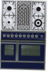 ILVE QDC-90BW-MP Blue Кухонная плита \ характеристики, Фото