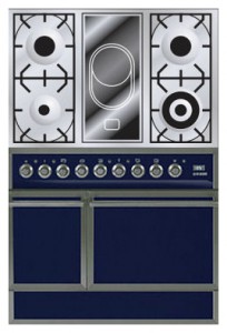 ILVE QDC-90V-MP Blue Estufa de la cocina Foto, características