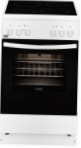 Zanussi ZCV 54001 WA Estufa de la cocina \ características, Foto