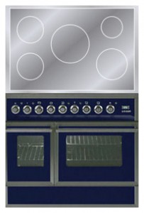 ILVE QDCI-90W-MP Blue Σόμπα κουζίνα φωτογραφία, χαρακτηριστικά