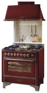 ILVE M-906-VG Red 厨房炉灶 照片, 特点