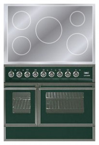 ILVE QDCI-90W-MP Green Σόμπα κουζίνα φωτογραφία, χαρακτηριστικά