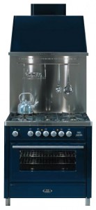 ILVE MT-90-VG Blue Estufa de la cocina Foto, características