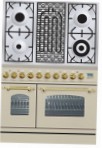 ILVE PDN-90B-MP Antique white Кухонная плита \ характеристики, Фото