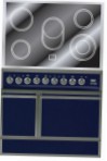 ILVE QDCE-90-MP Blue रसोई चूल्हा \ विशेषताएँ, तस्वीर