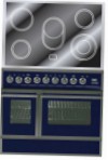 ILVE QDCE-90W-MP Blue Virtuves Plīts \ raksturojums, foto