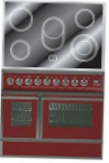 ILVE QDCE-90W-MP Red Кухонная плита \ характеристики, Фото
