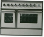 ILVE QDC-90FW-MP Antique white रसोई चूल्हा \ विशेषताएँ, तस्वीर