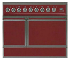 ILVE QDC-90F-MP Red Virtuvės viryklė nuotrauka, Info