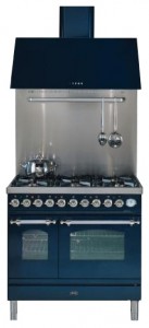 ILVE PDN-90B-VG Blue Kitchen Stove Photo, Characteristics