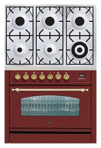 ILVE PN-906-VG Red Σόμπα κουζίνα φωτογραφία, χαρακτηριστικά